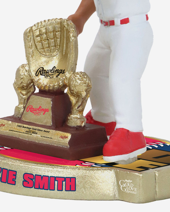 Ozzie Smith St Louis Cardinals 1992 Gold Glove Mini Bighead Bobblehead FOCO - FOCO.com