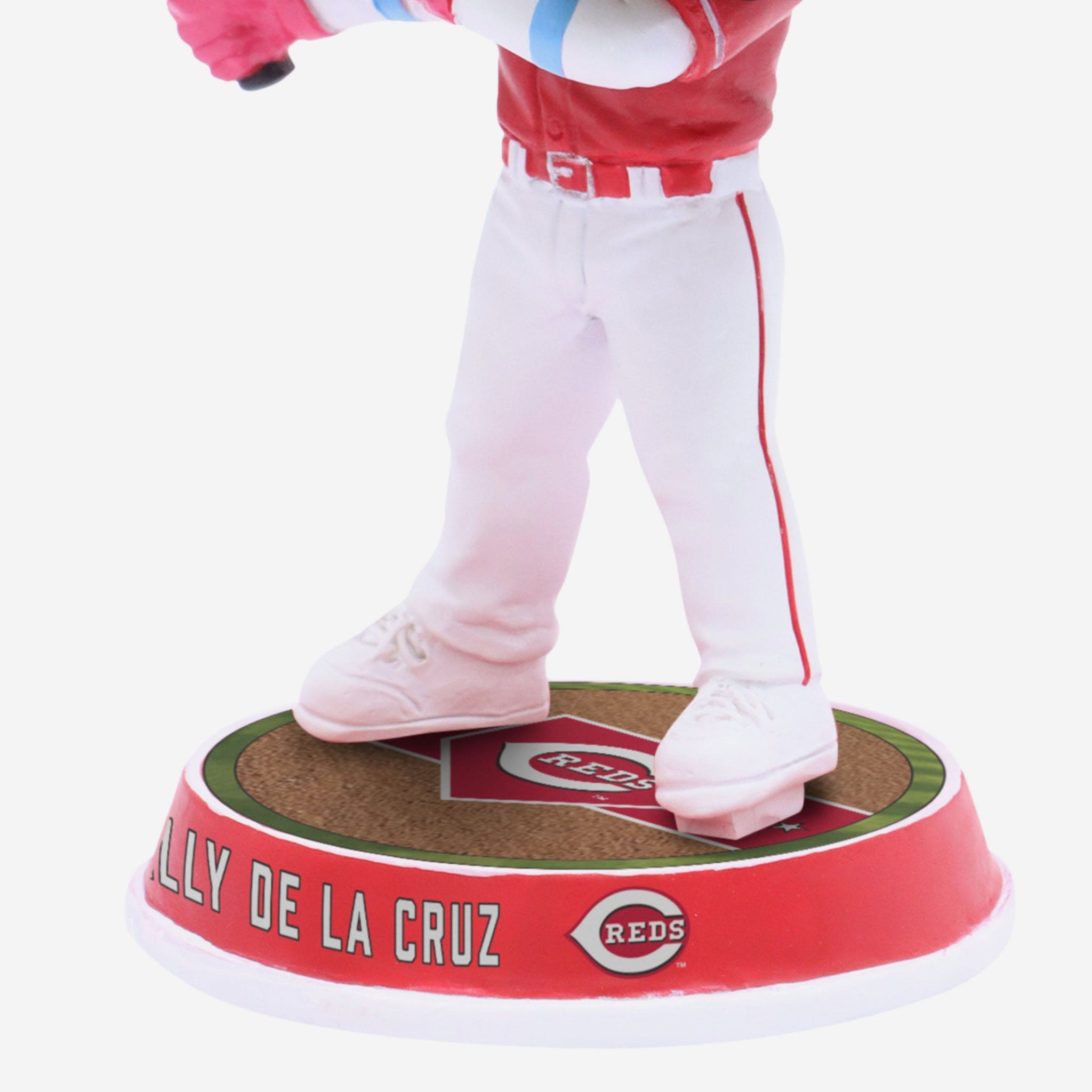 Elly de La Cruz Cincinnati Reds 2023 City Connect Field Stripe Mini Bighead Bobblehead Officially Licensed by MLB