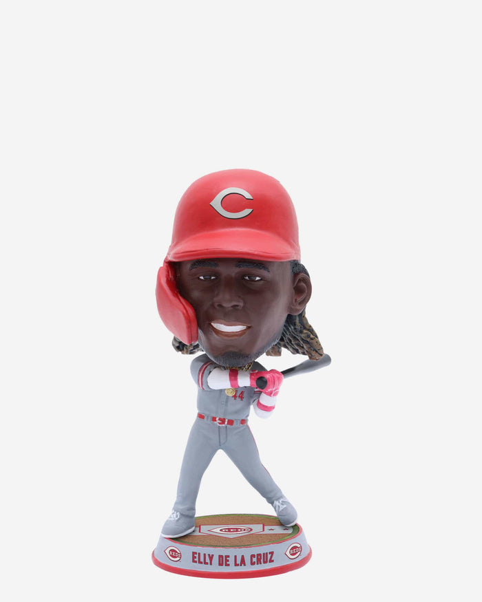 Elly De La Cruz Cincinnati Reds Field Stripe Away Uniform Mini Bighead Bobblehead FOCO - FOCO.com