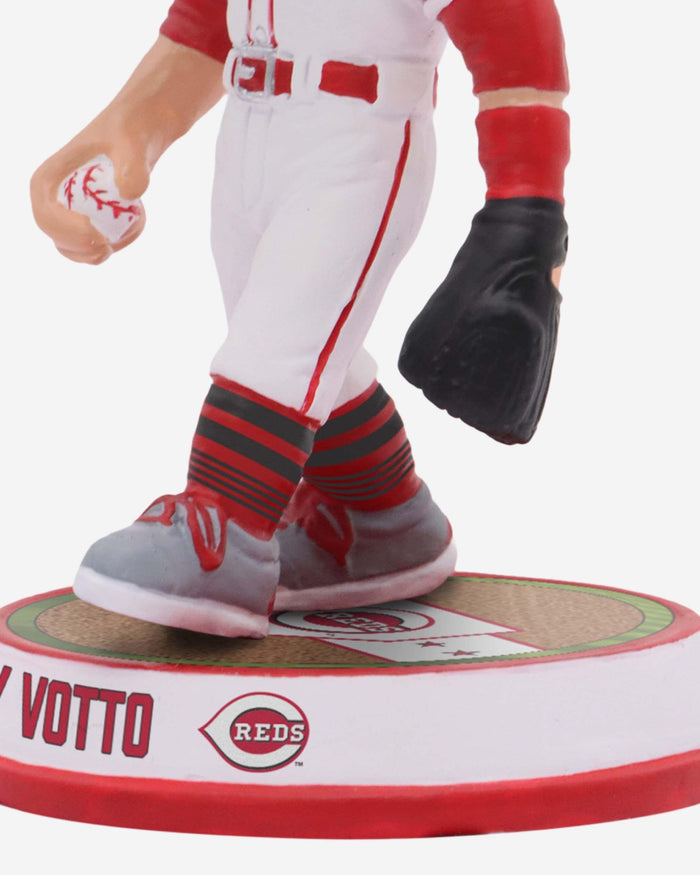 Joey Votto Cincinnati Reds Fielding Pose Field Stripe Mini Bighead Bobblehead FOCO - FOCO.com
