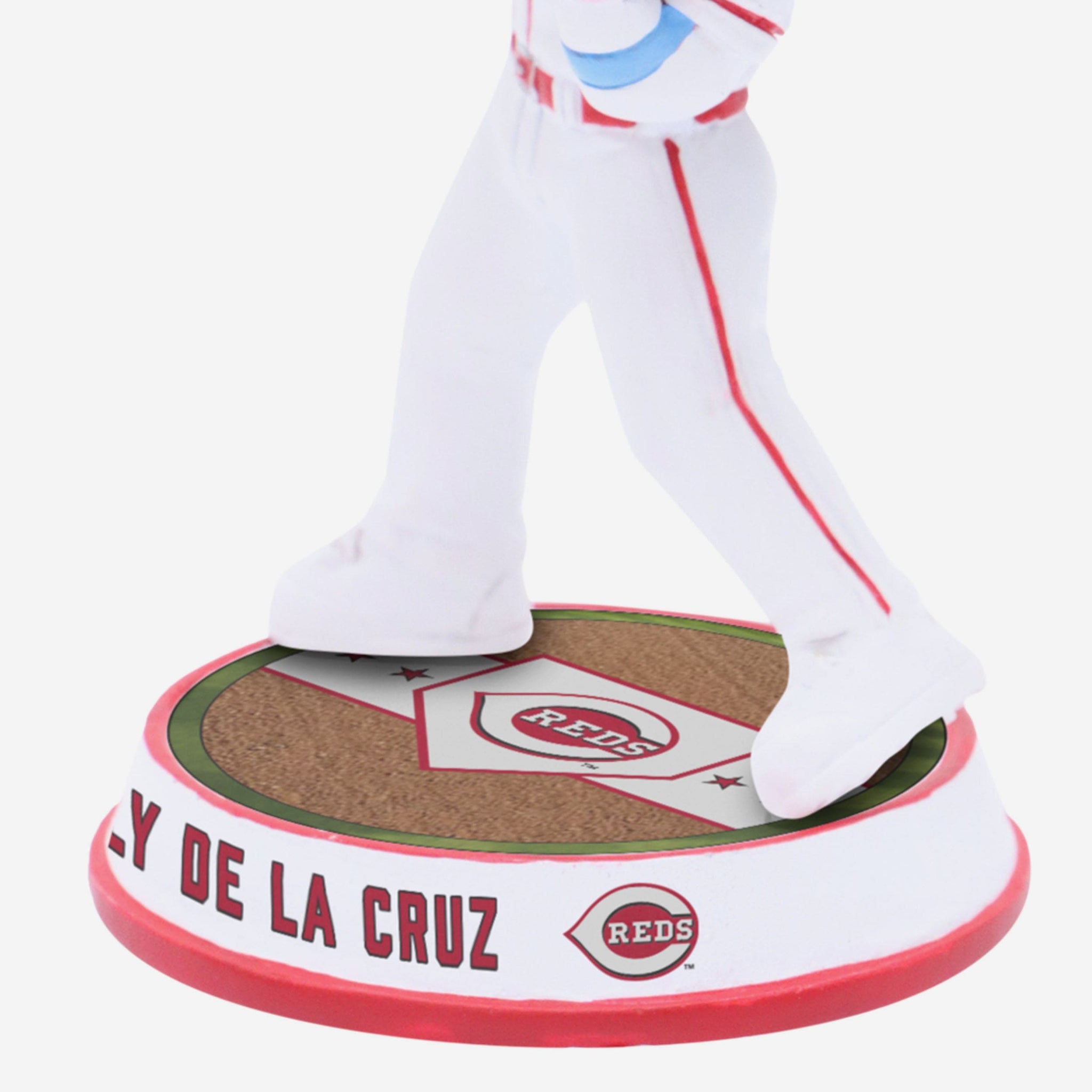 Elly de La Cruz Cincinnati Reds 2023 City Connect Field Stripe Mini Bighead Bobblehead Officially Licensed by MLB