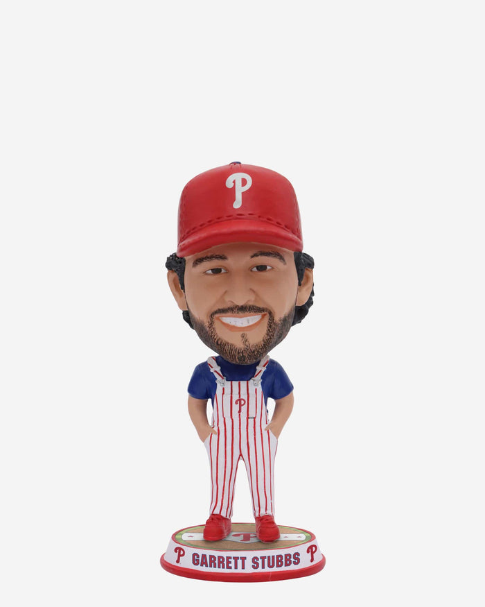 Garrett Stubbs Philadelphia Phillies Bib Overalls Mini Bighead Bobblehead FOCO - FOCO.com