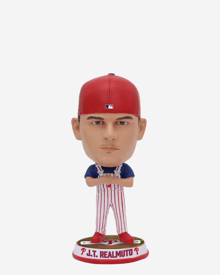 JT Realmuto Philadelphia Phillies Bib Overalls Mini Bighead Bobblehead FOCO - FOCO.com