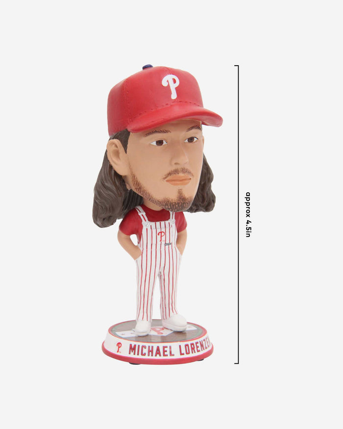 Michael Lorenzen Philadelphia Phillies Bib Overalls Mini Bighead Bobblehead FOCO - FOCO.com