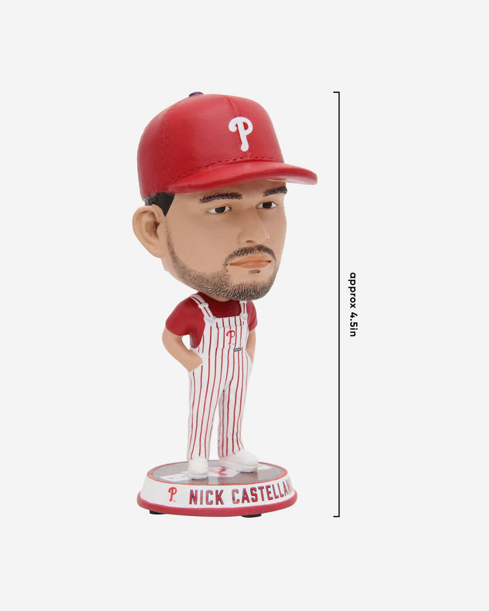 Nick Castellanos Philadelphia Phillies Bib Overalls Mini Bighead Bobblehead FOCO - FOCO.com