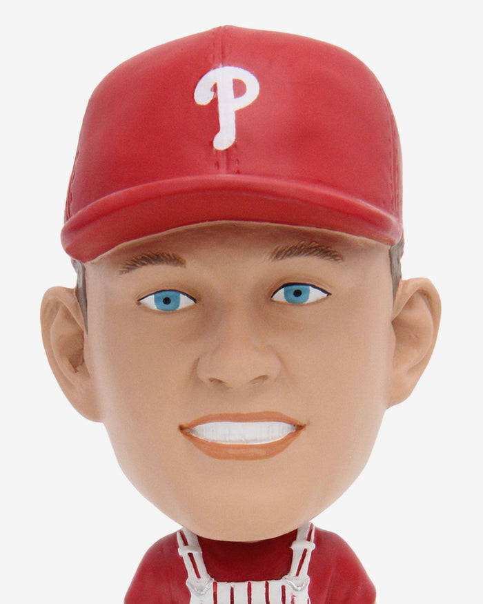 Rhys Hoskins Philadelphia Phillies Bib Overalls Mini Bighead Bobblehead FOCO - FOCO.com