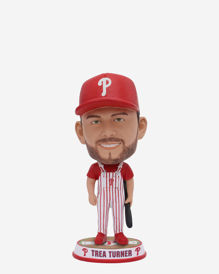 Trea Turner Philadelphia Phillies Bib Overalls Mini Bighead Bobblehead FOCO - FOCO.com