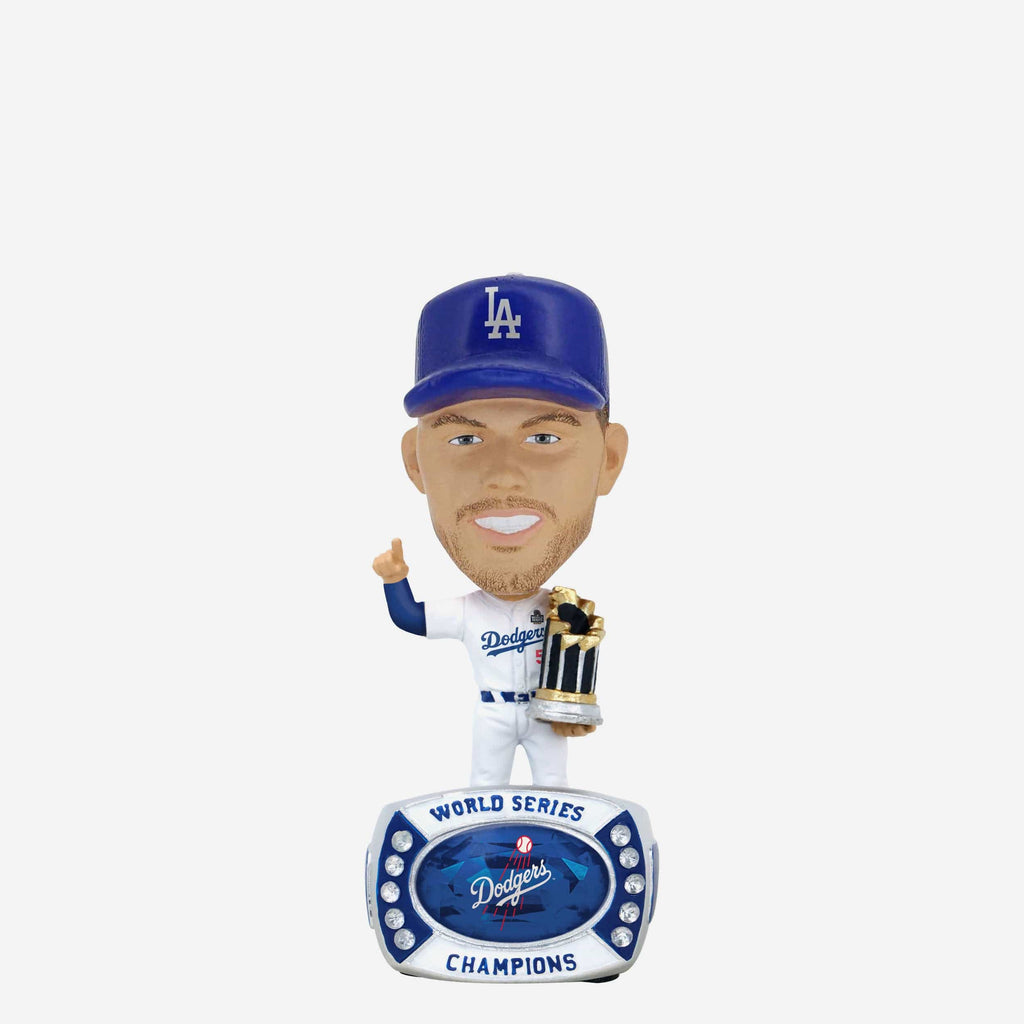 Freddie Freeman Los Angeles Dodgers 2024 World Series Champions Ring Base Mini Bighead Bobblehead FOCO - FOCO.com