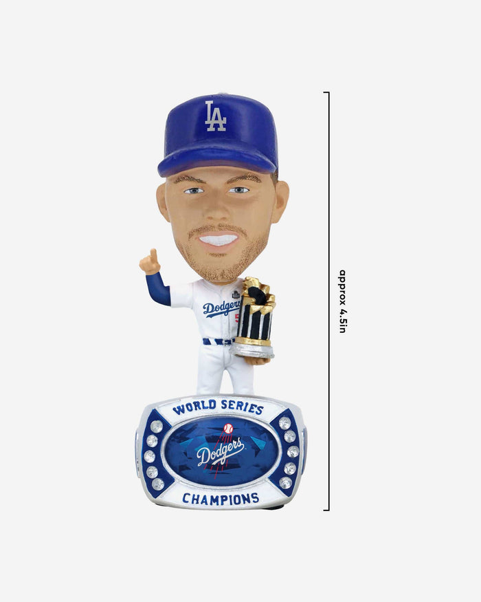 Freddie Freeman Los Angeles Dodgers 2024 World Series Champions Ring Base Mini Bighead Bobblehead FOCO - FOCO.com