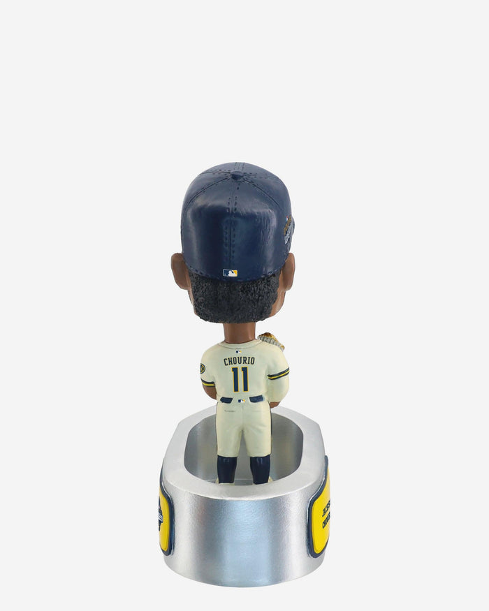 Jackson Chourio Milwaukee Brewers 2026 World Series Champions Ring Base Mini Bighead Bobblehead FOCO - FOCO.com