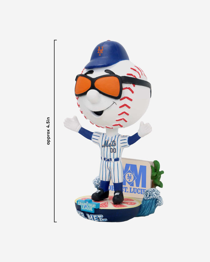 Mr Met New York Mets 2025 Spring Training Grapefruit League Mascot Mini Bighead Bobblehead FOCO - FOCO.com