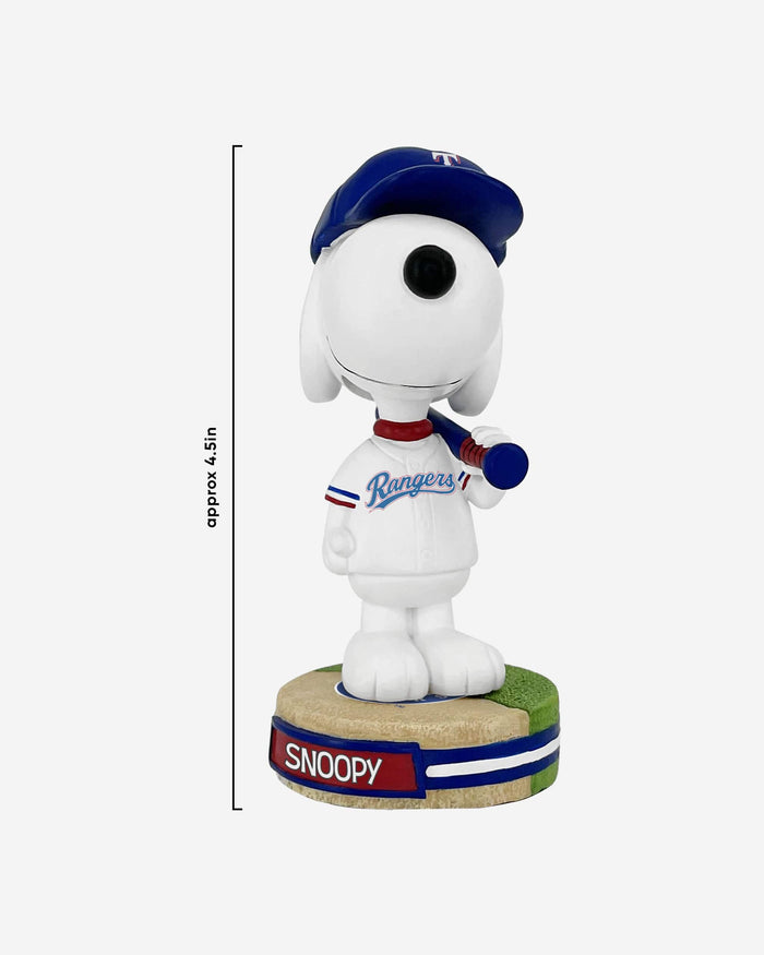 Texas Rangers Snoopy Peanuts Mini Bighead Bobblehead FOCO - FOCO.com