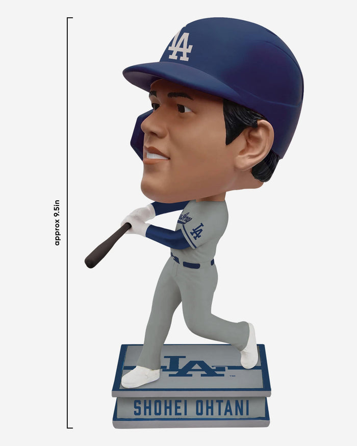 Shohei Ohtani Los Angeles Dodgers Away Jersey Square Base Bighead Bobblehead FOCO - FOCO.com