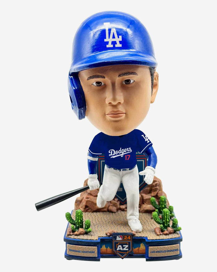 Shohei Ohtani Los Angeles Dodgers 2024 Blue Spring Training Jersey Cactus League Bighead Bobblehead FOCO - FOCO.com