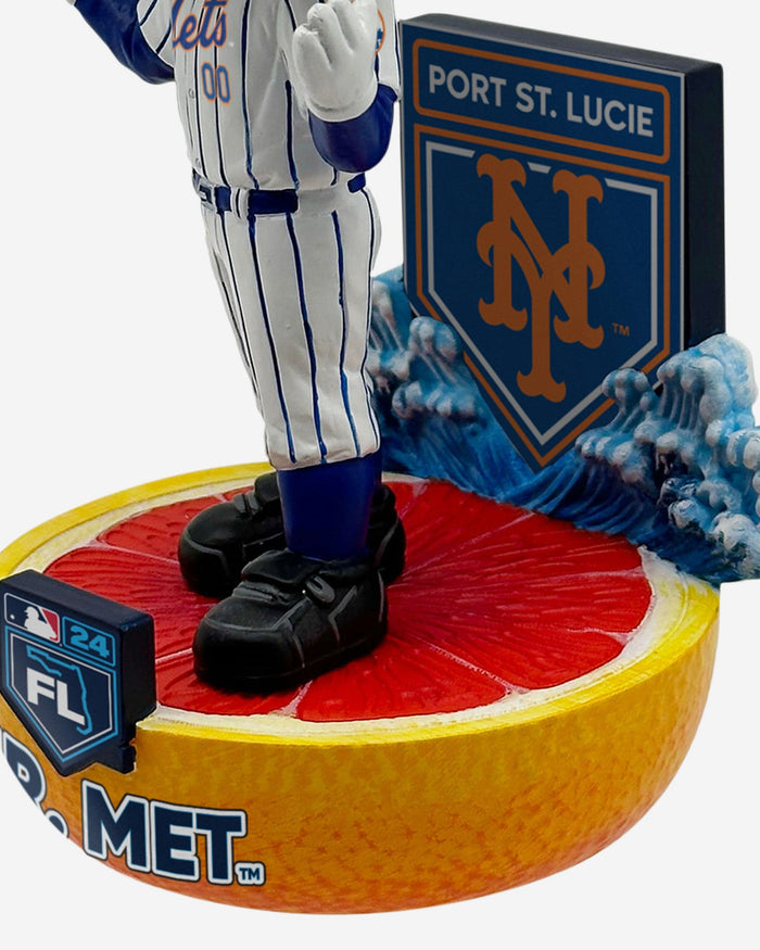 Mr Met New York Mets 2024 Spring Training Grapefruit League Mascot Bighead Bobblehead FOCO - FOCO.com