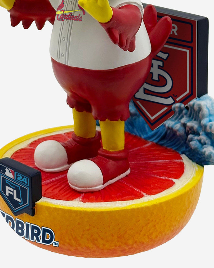 Fredbird St Louis Cardinals 2024 Spring Training Grapefruit League Mascot Bighead Bobblehead FOCO - FOCO.com