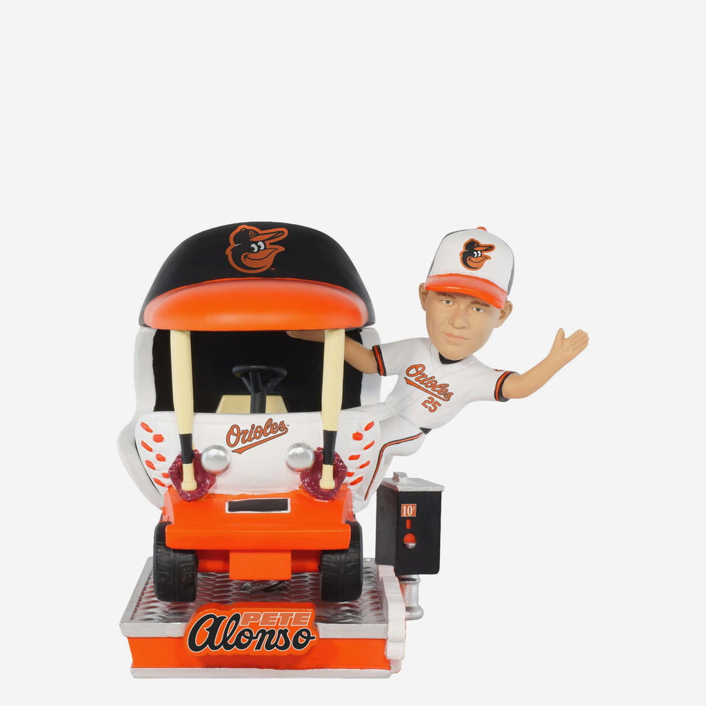 Pete Alonso Baltimore Orioles Bullpen Cart Bobblehead FOCO - FOCO.com