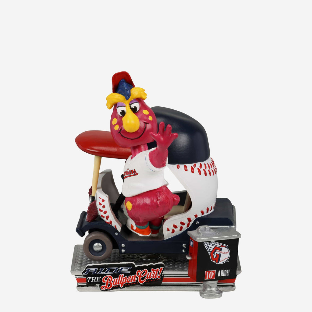 Slider Cleveland Guardians Bullpen Cart Mascot Bobblehead FOCO - FOCO.com