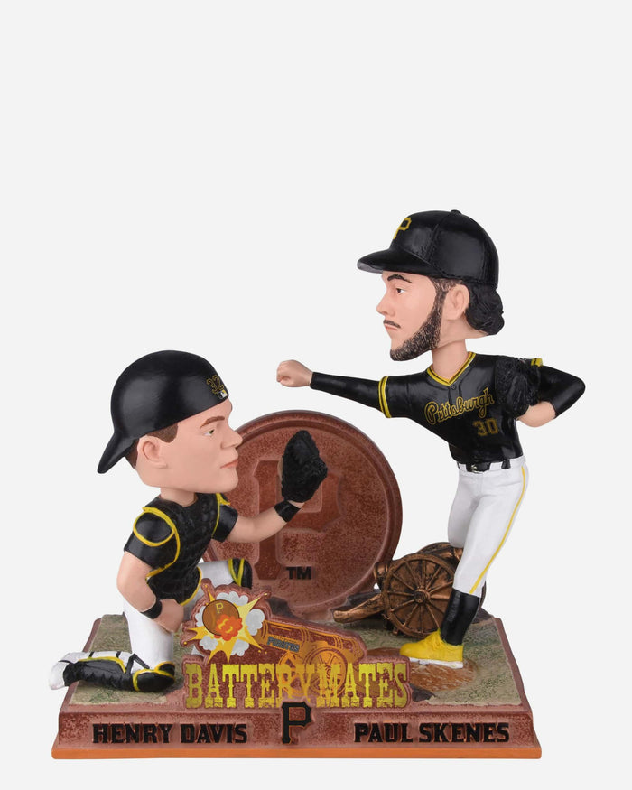 Paul Skenes & Henry Davis Pittsburgh Pirates Battery Mates Dual Bobblehead FOCO - FOCO.com