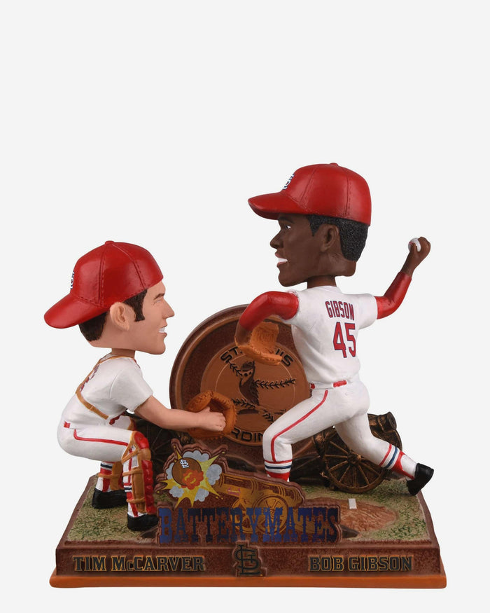 Bob Gibson & Tim McCarver St Louis Cardinals Battery Mates Dual Bobblehead FOCO - FOCO.com