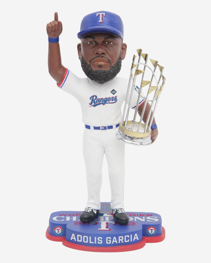 Adolis Garcia Texas Rangers 2023 World Series Champions Bobblehead FOCO - FOCO.com