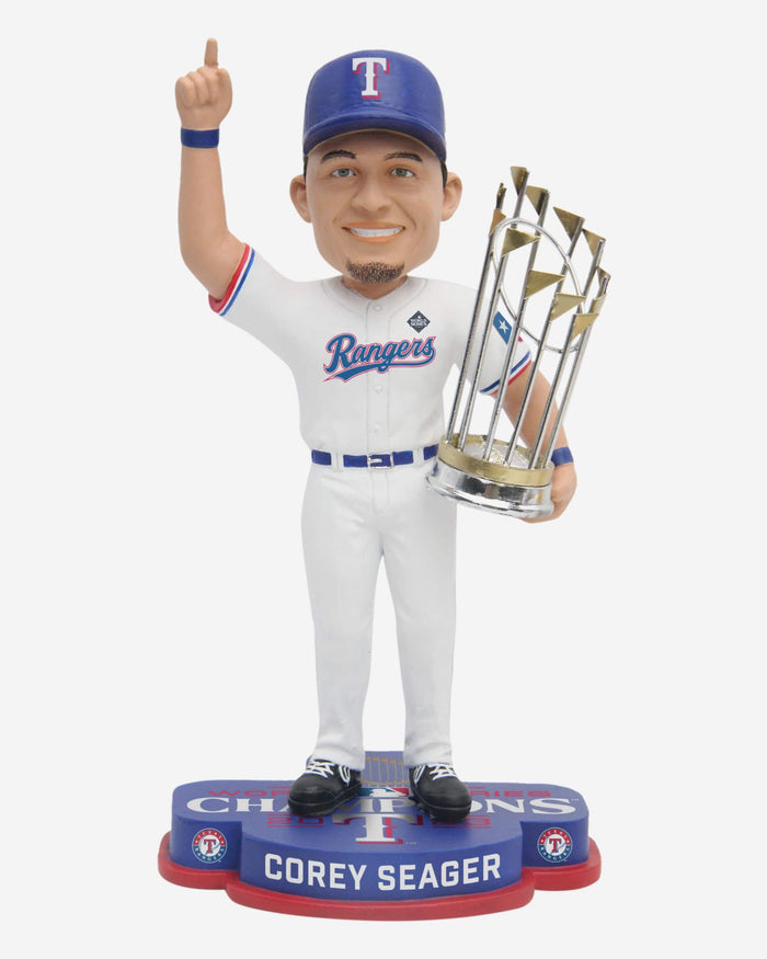 Corey Seager Texas Rangers 2023 World Series Champions Bobblehead FOCO - FOCO.com