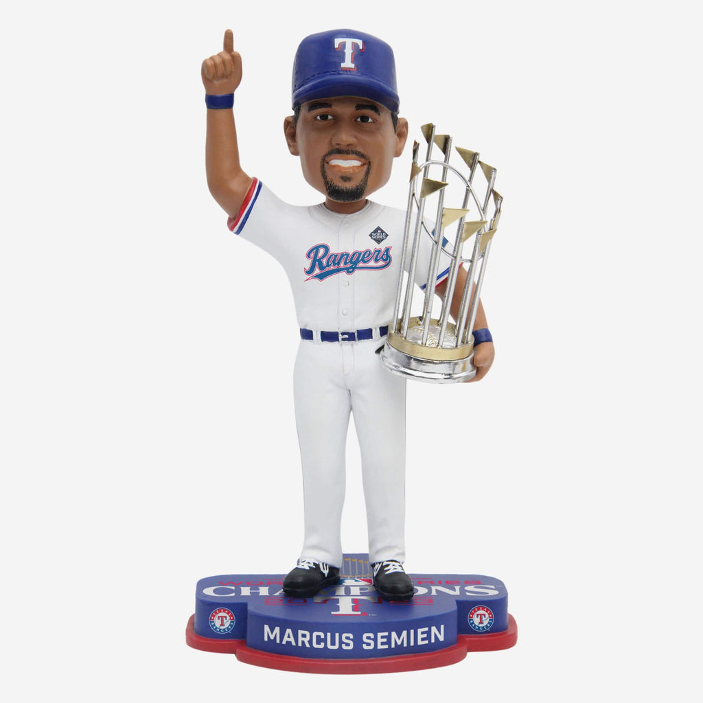 Marcus Semien Texas Rangers 2023 World Series Champions Bobblehead FOCO - FOCO.com
