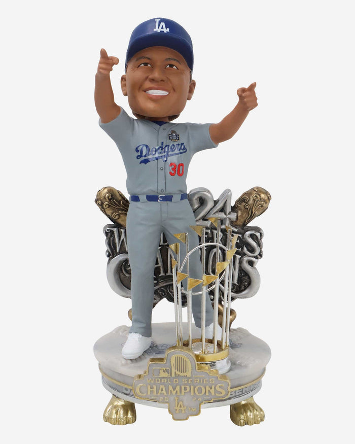 Dave Roberts Los Angeles Dodgers 2024 World Series Champions Alternate Jersey Celebration Bobblehead FOCO - FOCO.com