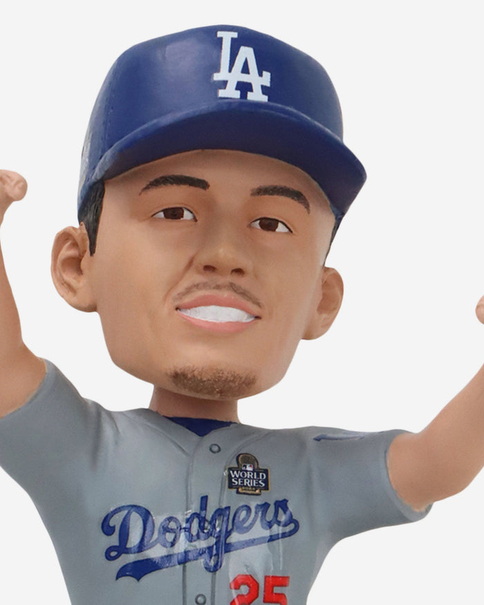 Tommy Edman Los Angeles Dodgers 2024 World Series Champions Alternate Jersey Celebration Bobblehead FOCO - FOCO.com