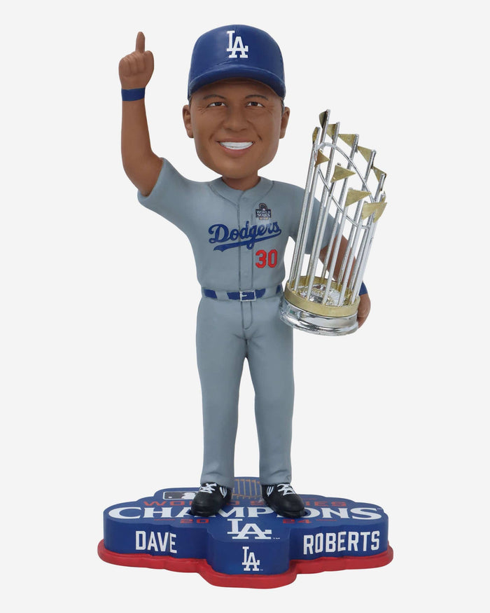 Dave Roberts Los Angeles Dodgers 2024 World Series Champions Bobblehead FOCO - FOCO.com