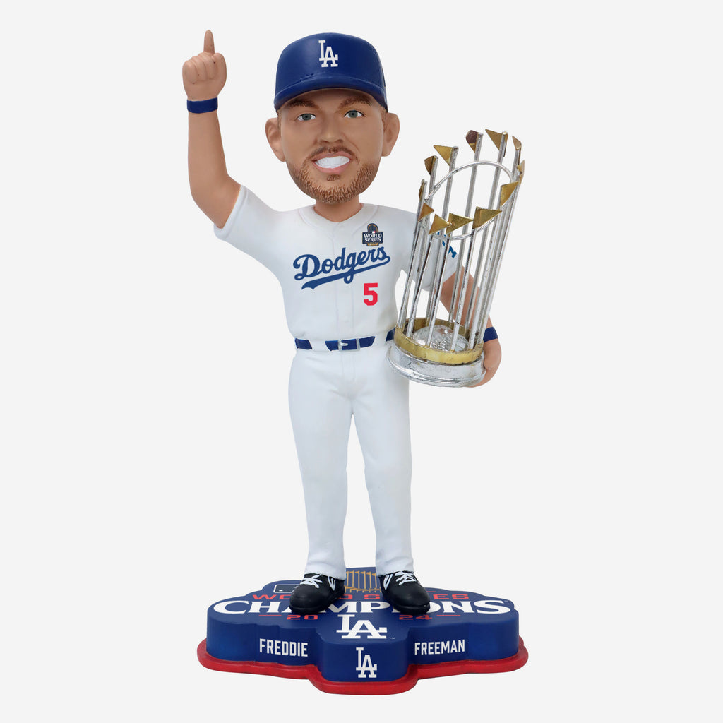 Freddie Freeman Los Angeles Dodgers 2024 World Series Champions Bobblehead FOCO - FOCO.com