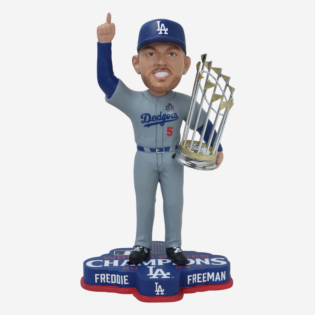 Freddie Freeman Los Angeles Dodgers 2024 World Series Champions Bobblehead FOCO - FOCO.com