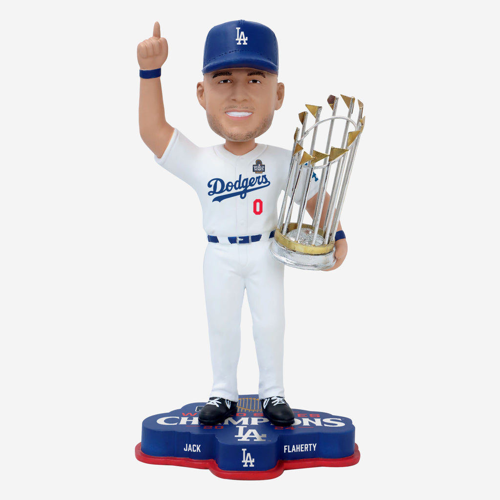 Jack Flaherty Los Angeles Dodgers 2024 World Series Champions Bobblehead FOCO - FOCO.com