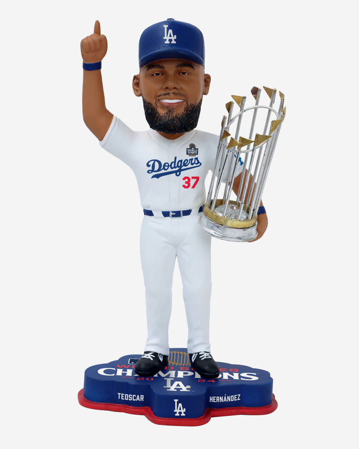 Teoscar Hernandez Los Angeles Dodgers 2024 World Series Champions Bobblehead FOCO - FOCO.com