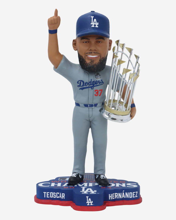 Teoscar Hernandez Los Angeles Dodgers 2024 World Series Champions Bobblehead FOCO - FOCO.com