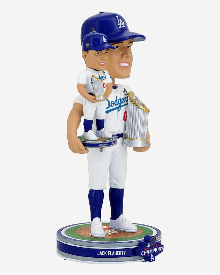 Jack Flaherty Los Angeles Dodgers 2024 World Series Champions Bobble Dubblz Bobblehead FOCO - FOCO.com