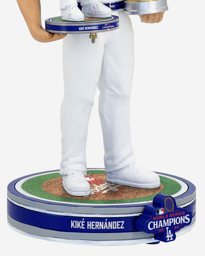 Kike Hernandez Los Angeles Dodgers 2024 World Series Champions Bobble Dubblz Bobblehead FOCO - FOCO.com