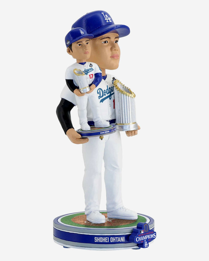 Shohei Ohtani Los Angeles Dodgers 2024 World Series Champions Bobble Dubblz Bobblehead FOCO - FOCO.com