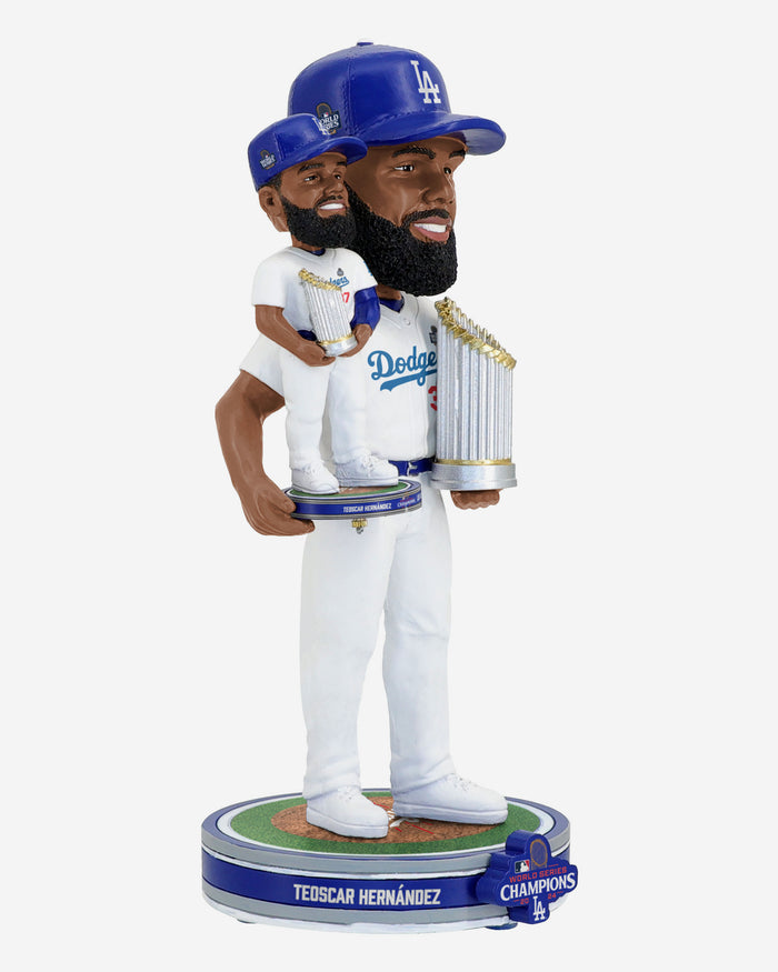 Teoscar Hernandez Los Angeles Dodgers 2024 World Series Champions Bobble Dubblz Bobblehead FOCO - FOCO.com