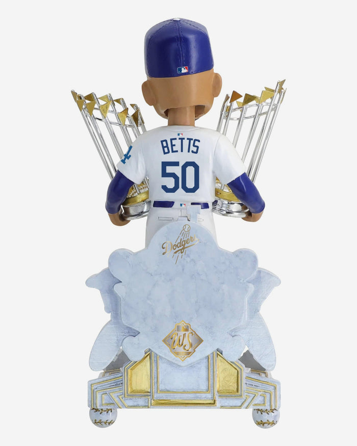 Mookie Betts Los Angeles Dodgers 2025 Back To Back World Series Champions Celebration Bobblehead FOCO - FOCO.com