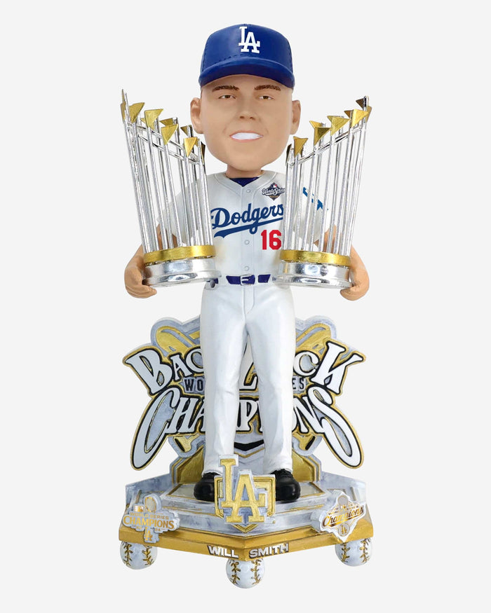 Will Smith Los Angeles Dodgers 2025 Back To Back World Series Champions Celebration Bobblehead