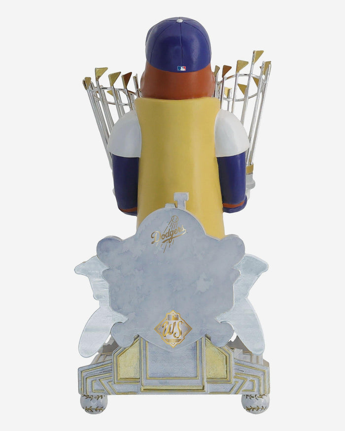 Dodger Dog Los Angeles Dodgers 2025 Back To Back World Series Champions Celebration Mascot Bobblehead FOCO - FOCO.com