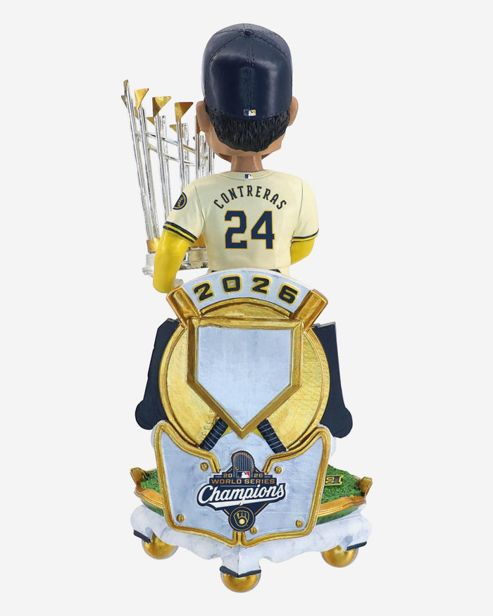 William Contreras Milwaukee Brewers 2026 World Series Champions Celebration Bobblehead FOCO - FOCO.com