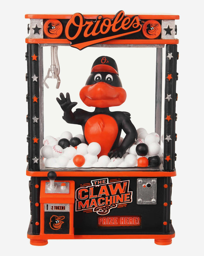 The Oriole Bird Baltimore Orioles Claw Machine Mascot Bobblehead FOCO - FOCO.com