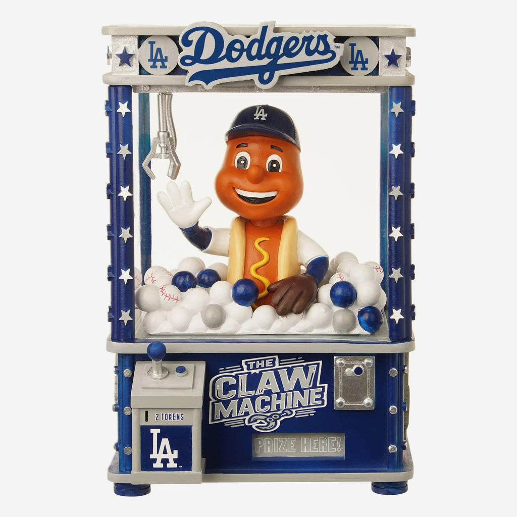 Dodger Dog Los Angeles Dodgers Claw Machine Mascot Bobblehead FOCO - FOCO.com