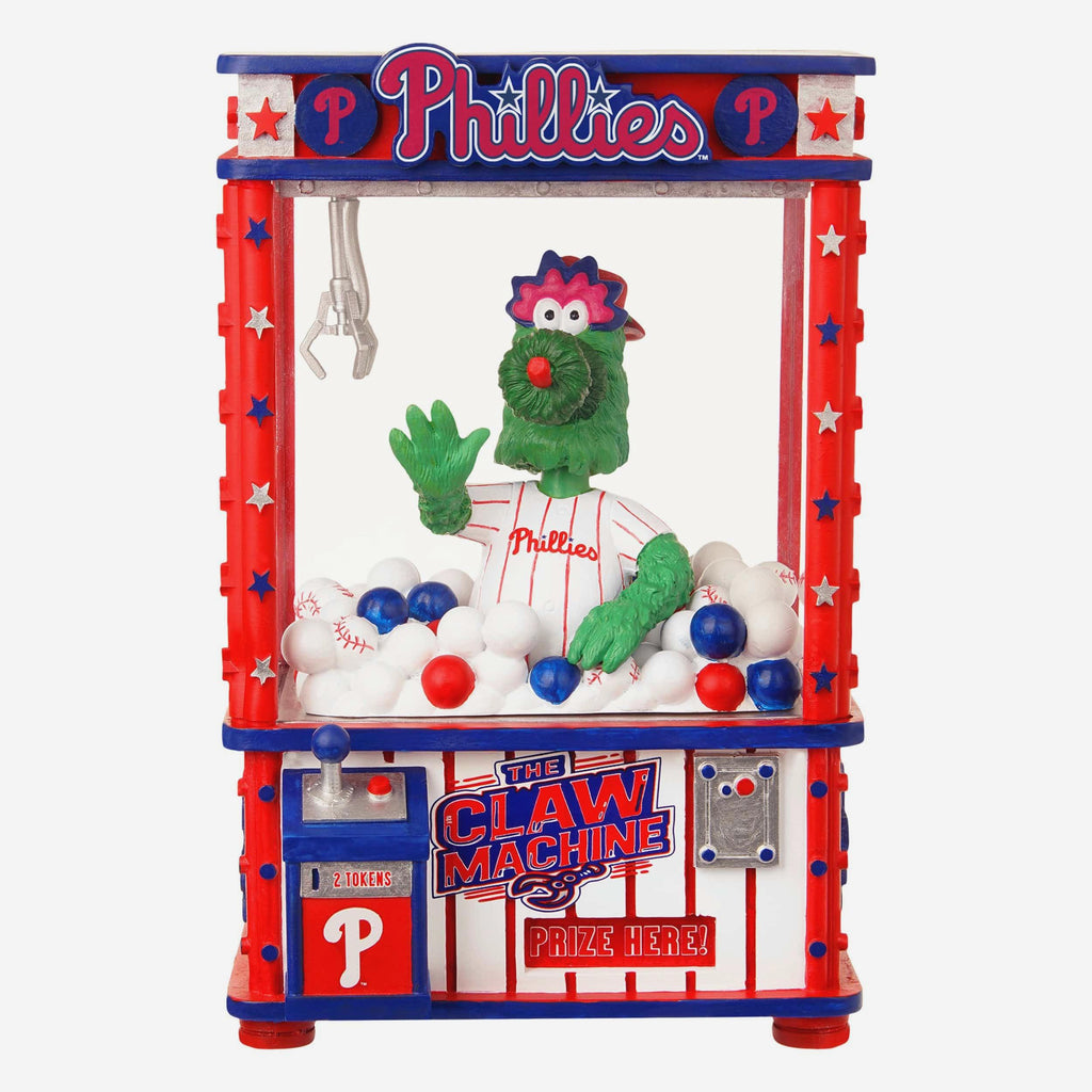 Phillie Phanatic Philadelphia Phillies Claw Machine Mascot Bobblehead FOCO - FOCO.com