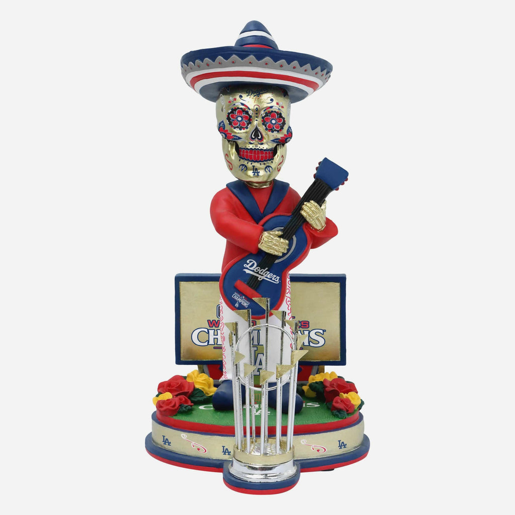 Senor Los Angeles Dodgers 2024 World Series Champions Day of the Dead Bobblehead FOCO - FOCO.com