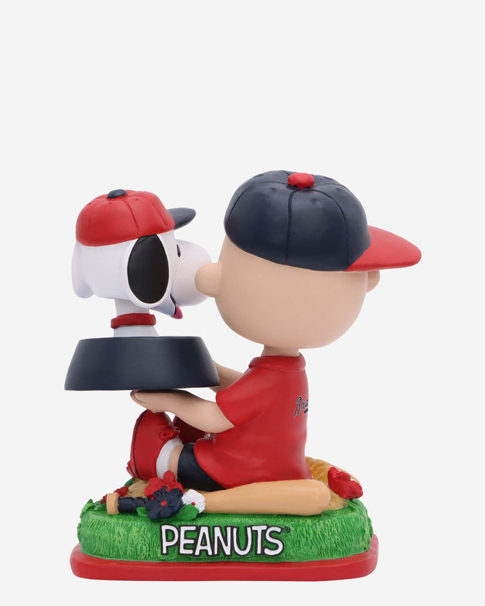 Atlanta Braves Charlie Brown & Snoopy Peanuts Dual Mini Bighead Bobblehead FOCO - FOCO.com