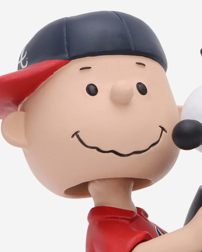 Atlanta Braves Charlie Brown & Snoopy Peanuts Dual Mini Bighead Bobblehead FOCO - FOCO.com