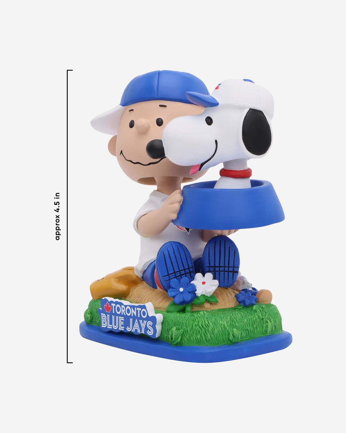 Toronto Blue Jays Charlie Brown & Snoopy Peanuts Dual Mini Bighead Bobblehead FOCO - FOCO.com